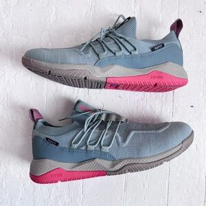 Xtratuf Kiata Waterproof Lace Up Sneakers Teal Pink Gray Size 9.5 NWOT